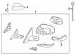 Diagram for Infiniti QX50 Side Marker Light - 26160-5NA0A