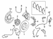 Diagram for Infiniti QX30 Brake Dust Shields - 44161-5DE0A