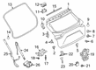 Diagram for 2019 Infiniti QX50 Weather Strip - 90830-5NA0B