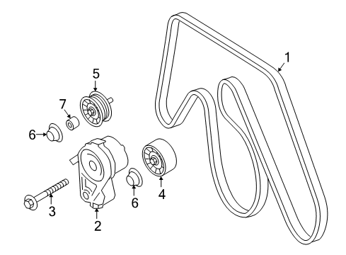 Belt-Fan Diagram for 11720-5CA0B