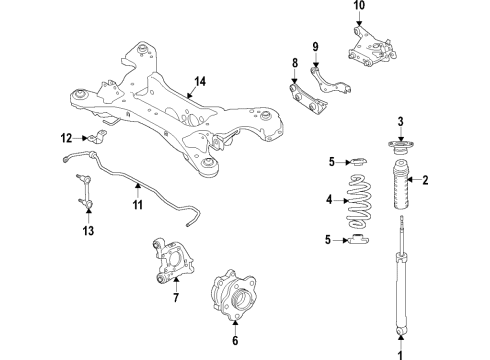 Spring-Rear Suspension Diagram for 55020-5VS0A