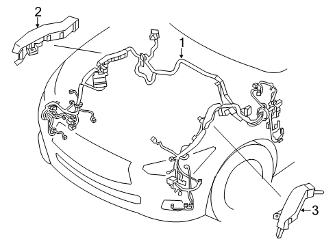 Harness-Engine Room Diagram for 24012-6HN0A