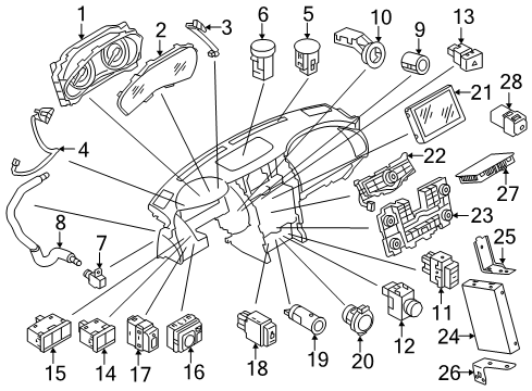 LOCK & REMOTE CONTROL ASSY-BACK DOOR Diagram for 90500-6JF0A