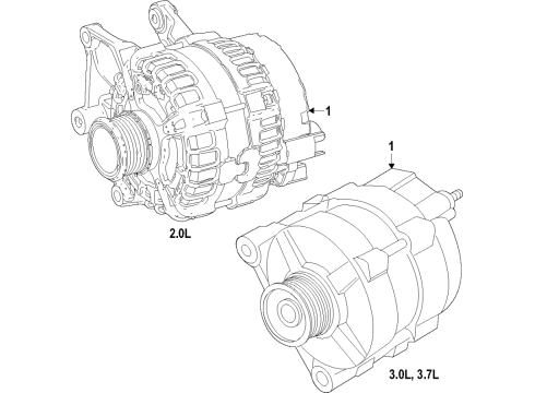 Alternator - 2020 Infiniti Q50