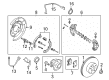 Diagram for Infiniti Q50 Brake Pad Set - D4060-6HH0B