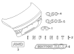 Diagram for 2020 Infiniti Q60 Emblem - 84896-5CR0A