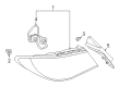 Diagram for Infiniti Q60 Tail Light - 26550-5CA0C