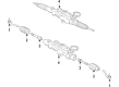 Diagram for Infiniti QX50 Tie Rod End - D8520-5NA0B