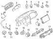 Diagram for Infiniti QX80 Blower Control Switches - 27500-6JS0A