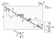 Diagram for 2021 Infiniti Q60 Tie Rod End - D8640-6HL0A