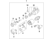 Diagram for Infiniti Starter Motor - 23300-EY00G