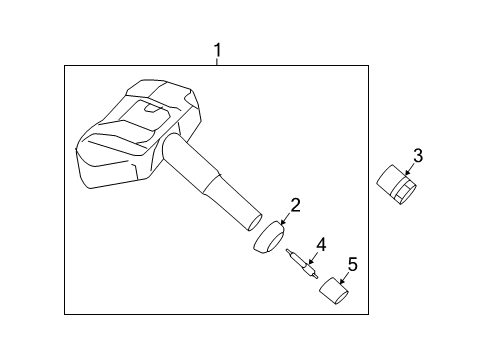 2022 Infiniti Q60 Tire Pressure Monitoring Diagram
