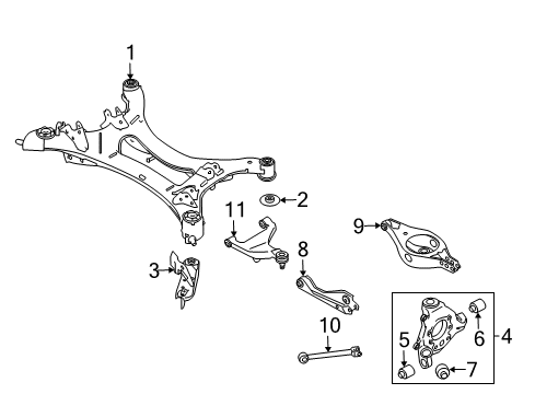 Service File Housing Assembly-Axle, Rear Diagram for 43021-3JA0B