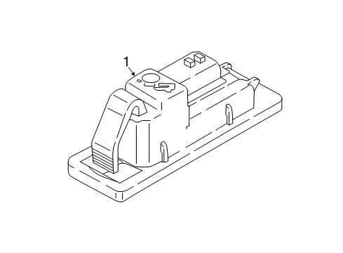 2022 Infiniti Q60 License Lamps Diagram