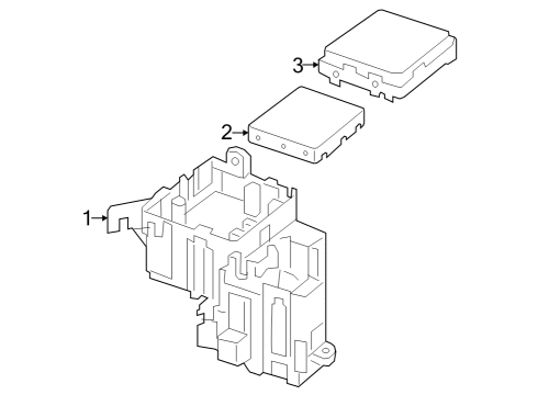 2023 Infiniti QX55 Electrical Components Diagram