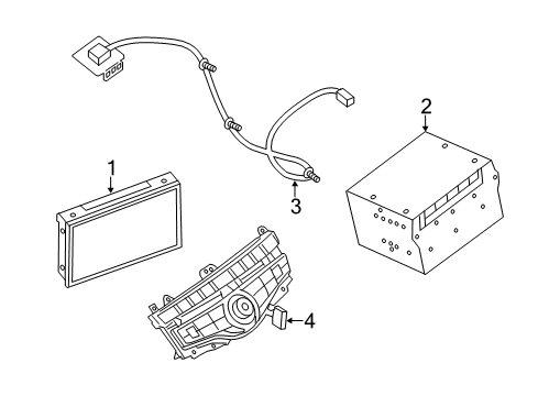 2020 Infiniti QX60 Navigation System Diagram