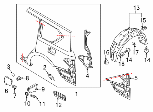 2020 Infiniti QX80 Fuel Door Diagram