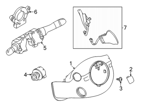 2022 Infiniti QX55 Switches Diagram 5