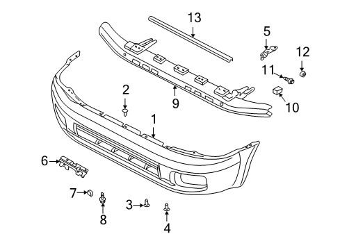 Reinforcement Bolt Diagram for 01121-06371