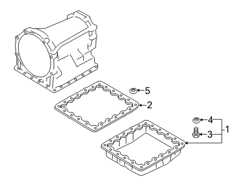 2022 Infiniti Q60 Automatic Transmission Diagram for 31020-X067C