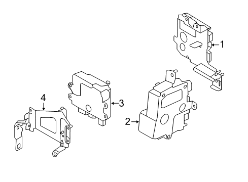 2020 Infiniti Q50 Electrical Components Diagram