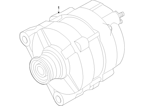 2023 Infiniti QX80 Alternator Diagram 1