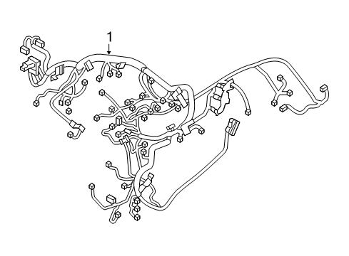 2021 Infiniti QX80 Harness-EGI Diagram for 24011-6JR0B