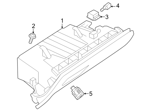 2024 Infiniti QX55 Glove Box Diagram