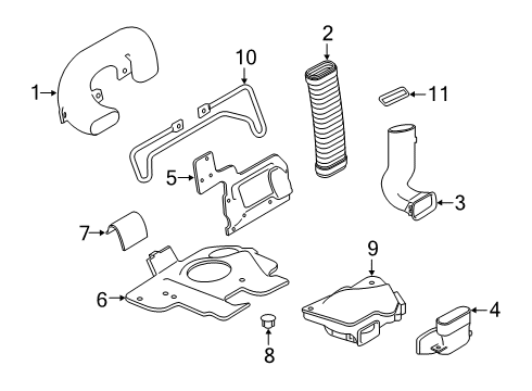 2024 Infiniti QX80 Passenger Seat Components Diagram 1