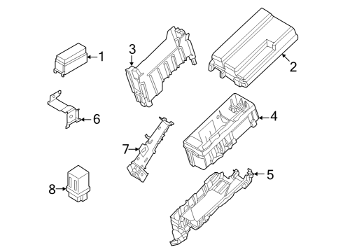 2022 Infiniti QX60 Fuse & Relay Diagram 1