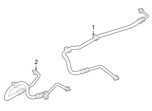 2022 Infiniti QX60 Trans Oil Cooler Diagram 1