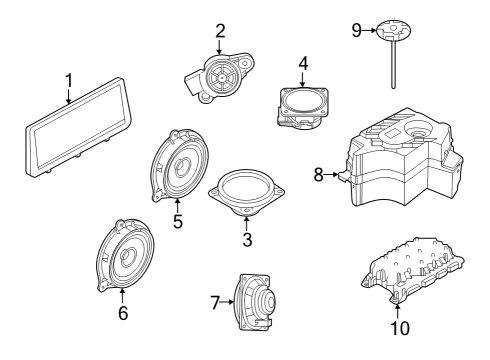 2022 Infiniti QX60 Sound System Diagram
