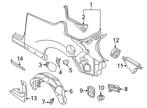Clip Diagram for 01553-01231