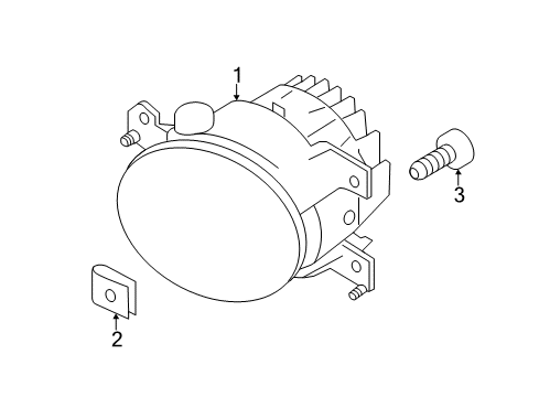 2022 Infiniti Q60 Fog Lamps Diagram