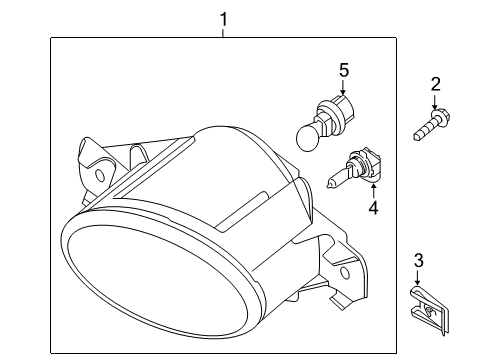 Bulb_PS19W Diagram for 26261-8998D
