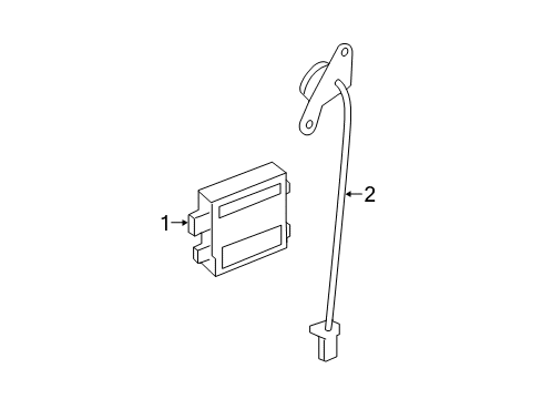 2020 Infiniti QX80 Electrical Components Diagram 1