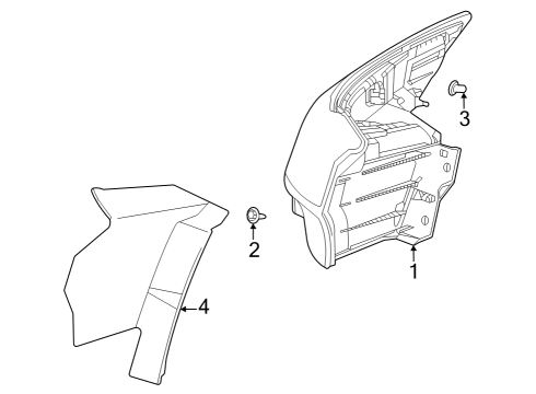 2022 Infiniti QX60 Combination Lamps Diagram