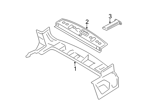 2022 Infiniti QX80 Rear Body Diagram