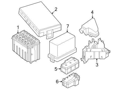 2022 Infiniti QX55 Fuse & Relay Diagram 1