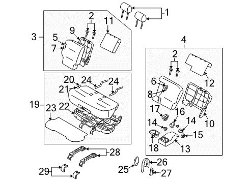 Armrest R/S Gry Diagram for 88750-1FG1A