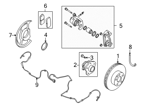 Cap-Hub,Rear Wheel Diagram for 43234-CA100