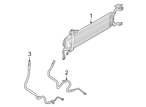 2022 Infiniti QX60 Trans Oil Cooler Diagram 2