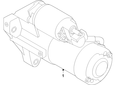 2023 Infiniti Q50 Starter Diagram 2