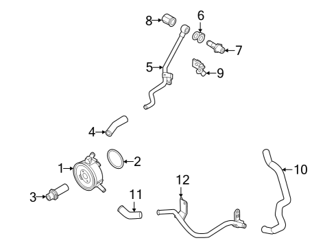 2022 Infiniti QX60 Oil Cooler Diagram