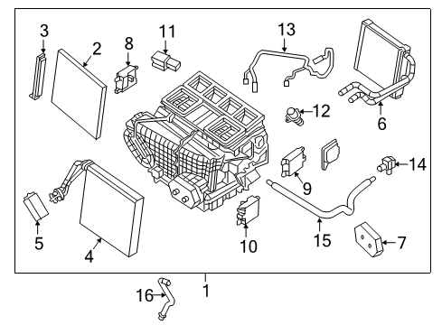 GROM-Heater Pipe Diagram for 27174-3TA0A