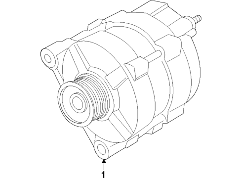 2022 Infiniti QX50 Alternator Diagram 1