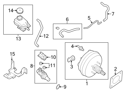 2022 Infiniti QX60 Dash Panel Components Diagram