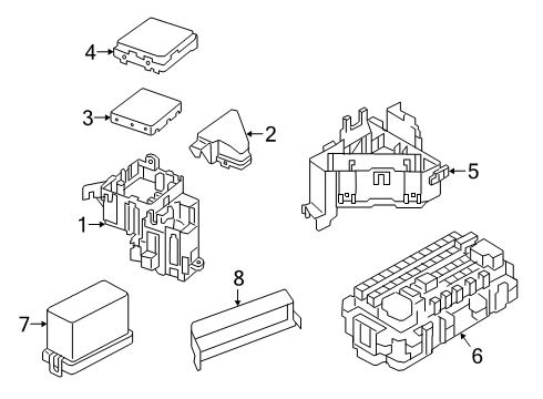 2022 Infiniti QX50 Fuse & Relay Diagram 1