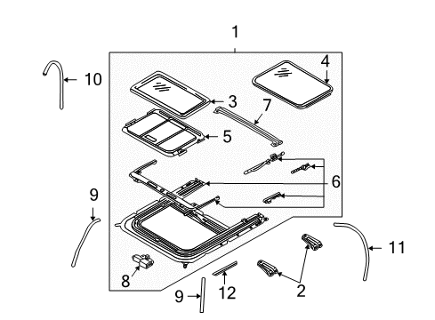 Hose-Drain Diagram for 91390-8J020