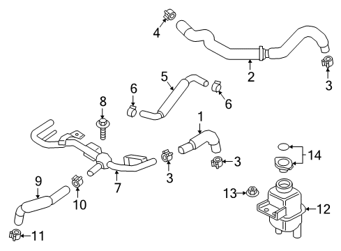 2021 Infiniti Q50 Intercooler Diagram 2